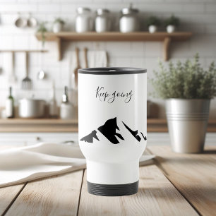 Modern svart Behålla - enkel Resemugg
