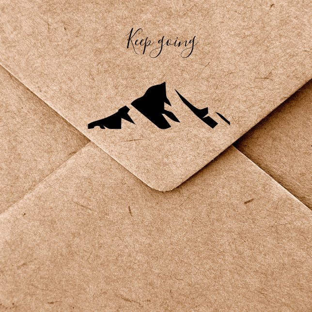 Modern svart Behålla - enkel Stämpel (Skapare uppladdad)