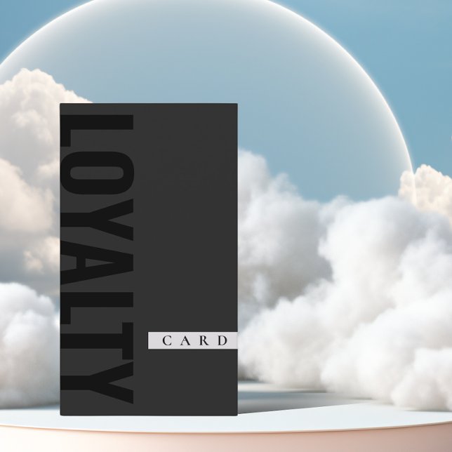 Modern svart förmånskort i svartvitt visitkort (Skapare uppladdad)