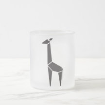Modern svart giraffsymbol