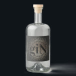 Modern svart Gnistra, inbyggd fetstilt, enkelt gin Spritflaskor Etikett<br><div class="desc">Denna ultratunna modiga typografi flaska-märkning. Det är anpassade till andra färg och ingår i en unik svit och samling av Phrosne Ras Design. Detta skulle vara underbart för dem som planerar en roligt-händelse med svartvitt. Det inspirerades av roligt-älskande människor som kärlek en bra party och som inte har något emot...</div>
