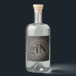 Modern svart Gnistra, inbyggd fetstilt, enkelt gin Spritflaskor Etikett<br><div class="desc">Denna ultratunna modiga typografi flaska-märkning. Det är anpassade till andra färg och ingår i en unik svit och samling av Phrosne Ras Design. Detta skulle vara underbart för dem som planerar en roligt-händelse med svartvitt. Det inspirerades av roligt-älskande människor som kärlek en bra party och som inte har något emot...</div>