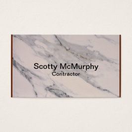 Modern svart grått rosa marmor mönster visitkort