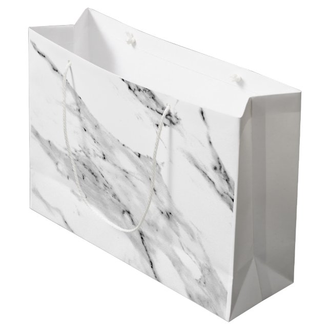 Modern svart grått, vit marmor mönster (Framsidan Vinklad)