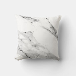 Modern svart grått, vit marmor mönster kudde