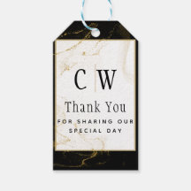 Modern Svart Guld Glitter Bröllop