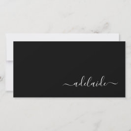 Modern Svart Hair Stylist-skriptcertifikat