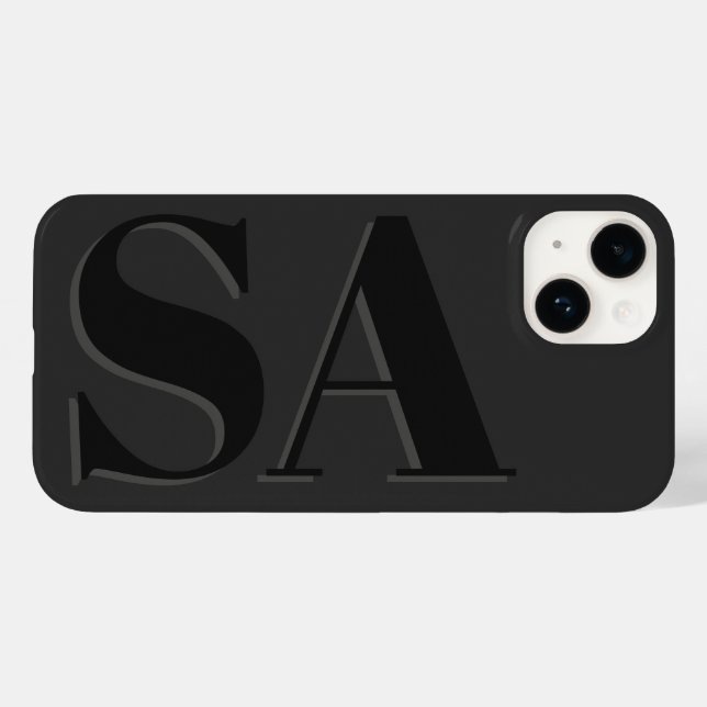 Modern svart inledande minimal contemporary (Baksida (horisontell))
