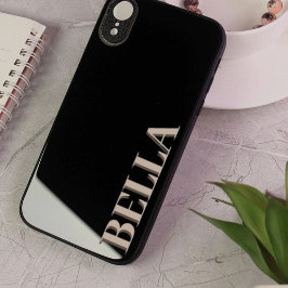 Modern svart inledande minimal contemporary Fodral