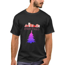 modern svart jul-T-shirt!