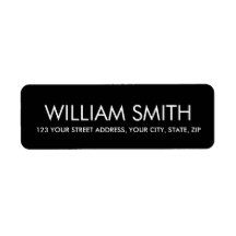 Modern svart minimalistisk elegant