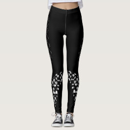 modern svart mode-design leggings