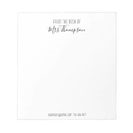 Modern svart Namn-skript från Anteckningsblockets  Anteckningsblock