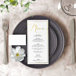 Modern svart och guld Elegant