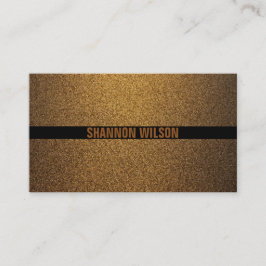 Modern svart och guld kopparprofessionell visitkort