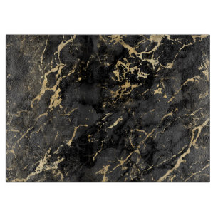 Modern svart och guld marmor mönster