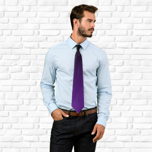 Modern svart och kunglig lila gradient slips