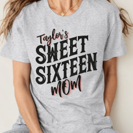 Modern svart och Rosa i sweet sixteen T Shirt