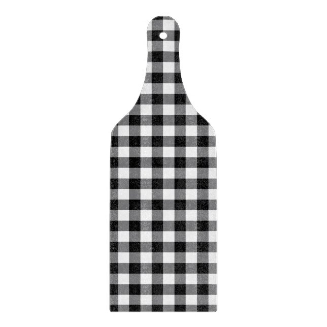 Modern svart och vit Gingham (Framsidan)