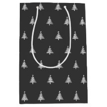 Modern svart och vit jul