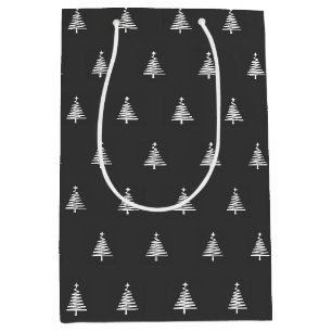Modern svart och vit jul