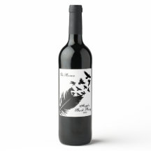 Modern, svart och vit ludd