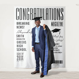 Modern svart och vit magasinomslagstävling för exa