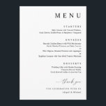 Modern svart och vit minimalistisk Bröllop Meny<br><div class="desc">Vi presenterar vår moderna minimalistiska Bröllop-meny - ett elegant och sofistikerat tillägg till firande. Den här menyn visar hur elegant contemporaryn är med sitt rena linjer och med sitt svarta och vita utseende utan tidslinje. Menyn är utformad med en minimalistisk känslighet och står som ett bevis på enkelhetens skönhet. Den...</div>