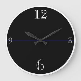 Modern svart och vit stor klocka