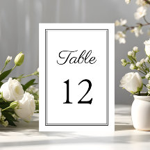 Modern svart och vitt skript Bröllop