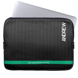 Modern svart Personlig Laptop Fodral
