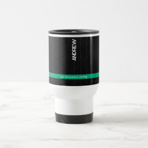 Modern svart Personlig Resemugg