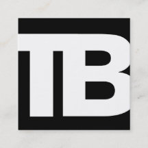 Modern svart Professionell 2 Brev Monogram