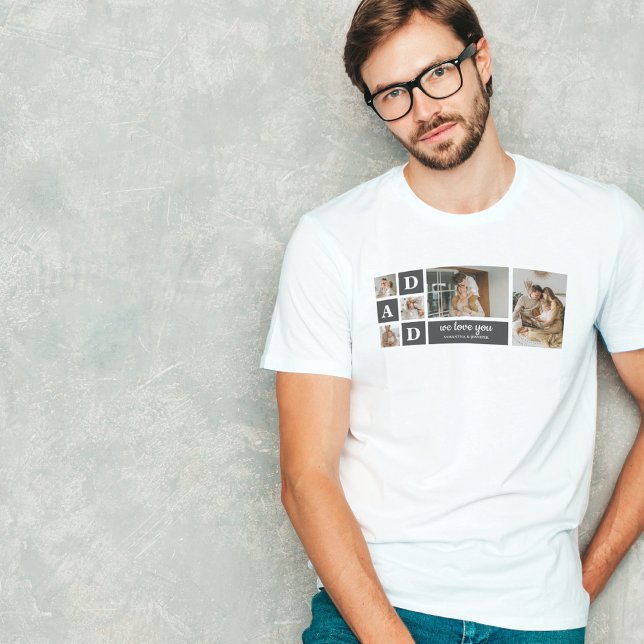 Modern svart | Samlingsfoto | Bästa gåva från Papp T Shirt (Skapare uppladdad)