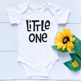 Modern svart skandi din "lilla en" MAMMA text T Shirt