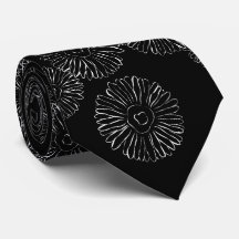 Modern svart-vit boho chic tusenskönemönster