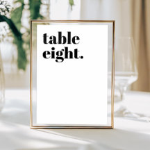 Modern svart-vit fet typografi Bröllop