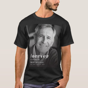 Modern svart-vit fotosympatiminnesmärke t shirt