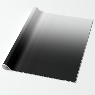 Modern svart-vit gradient minimalistisk design presentpapper