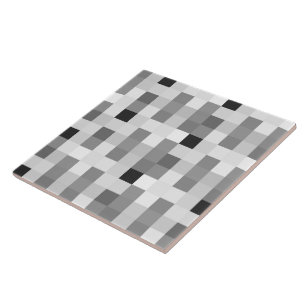 Modern svart, vit kontrollpanel kakelplatta