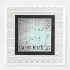 Modern svart vit och Grått Pappersservett