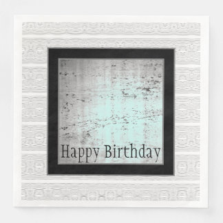 Modern svart vit och Grått Pappersservett