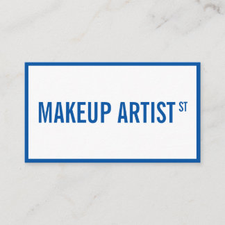 Modern svart, vit skyltskapare visitkort