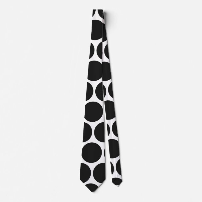 MODERN SVART, VITPOLKA DOTS SLIPS (Framsida)