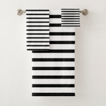 Modern Svarta och vita Rand tre Biet