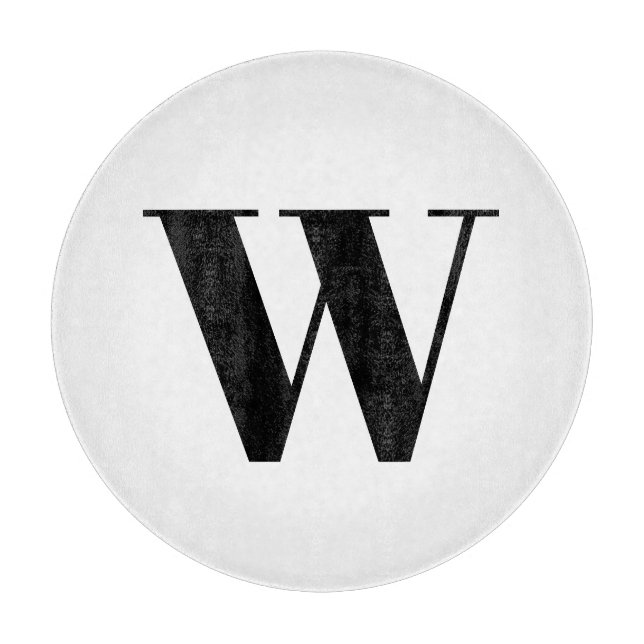 Modern svartvit anpassningsbar, första brev (Framsidan)