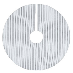 Modern svartvit bild rand mönster julgransmatta borstad polyester
