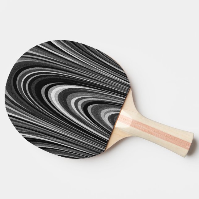 Modern svartvit konst pingisracket (Sidan)