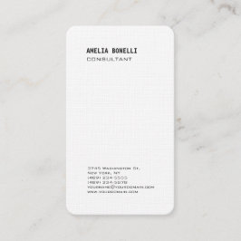 Modern svartvit minimal Professionell Visitkort