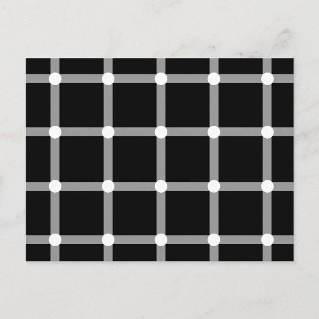 Modern svartvit optisk bild vykort (Framsida)